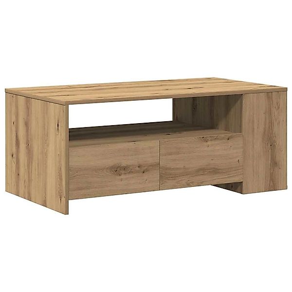 vidaXL Couchtisch Eiche handwerklich 102 x 55 x 43,5 cm Holzwerkstoff 86273 günstig online kaufen