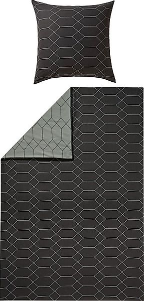 REDBEST Bettwäsche Wendebettwäsche, Biber, Grafik günstig online kaufen