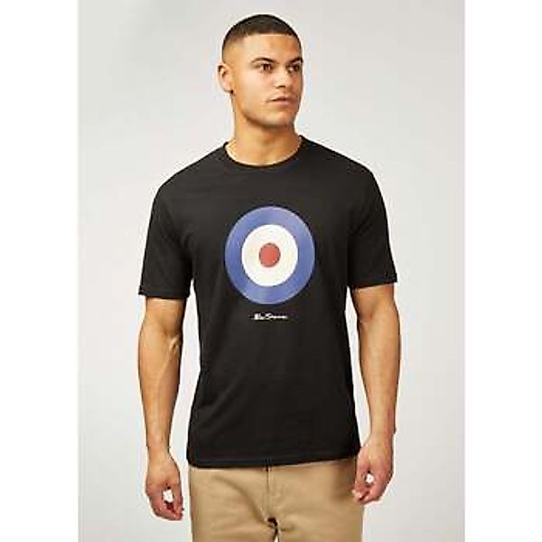 Ben Sherman  T-Shirts & Poloshirts Signature target tee - black günstig online kaufen