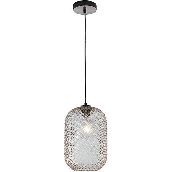 Luce Design Pendelleuchte Ashford 1-flammig Bernstein Ø 20 cm günstig online kaufen