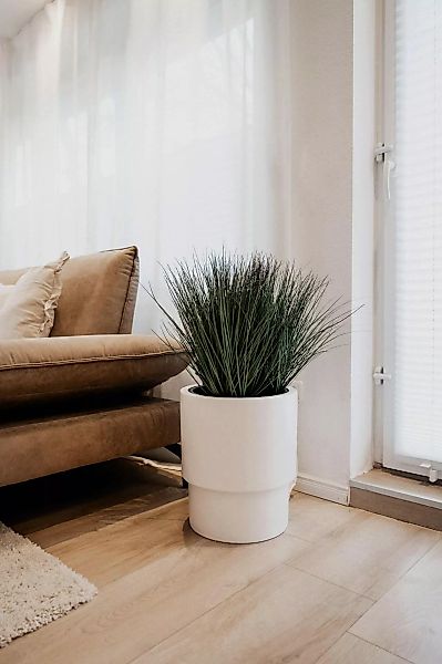 VIVANNO Blumentopf Fiberglas ESCADA Rund - günstig online kaufen