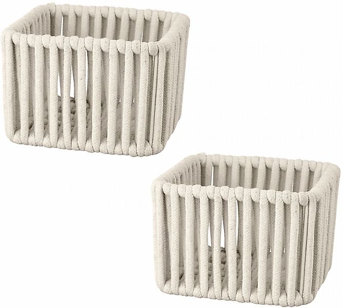 SCHÖNER WOHNEN-Kollektion Aufbewahrungskorb ""Zovo S"" Badkörbe mit Baumwol günstig online kaufen