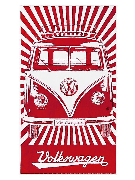 VW Collection by BRISA Strandtuch Volkswagen Badetuch im VW T1 Bulli Bus De günstig online kaufen