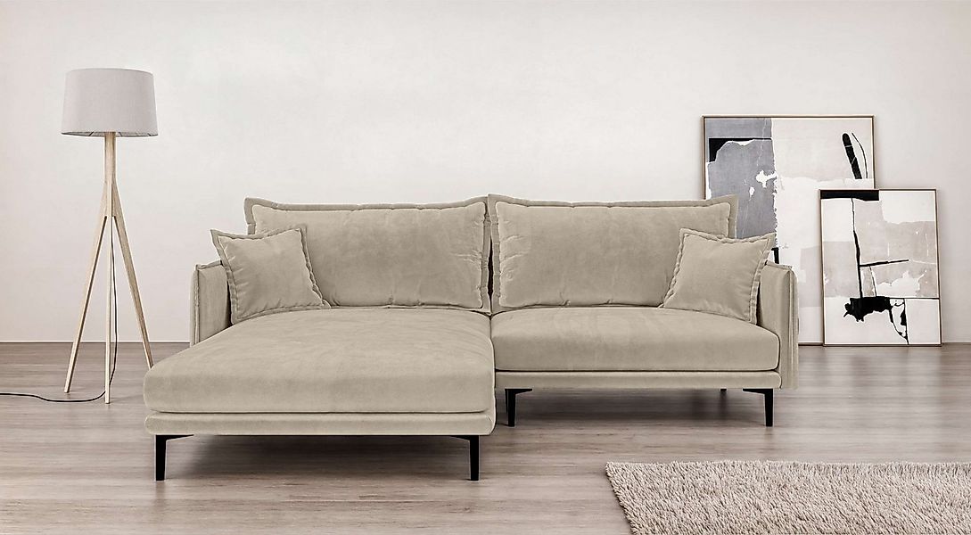 Home affaire Ecksofa "ALEXANDRIA mit Recamiere rechts oder links bestellbar günstig online kaufen