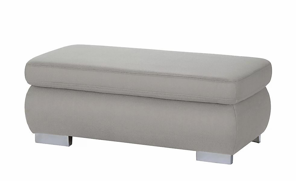 Lounge Collection XXL-Hocker  Kathrin ¦ grau ¦ Maße (cm): B: 129 H: 47 T: 6 günstig online kaufen