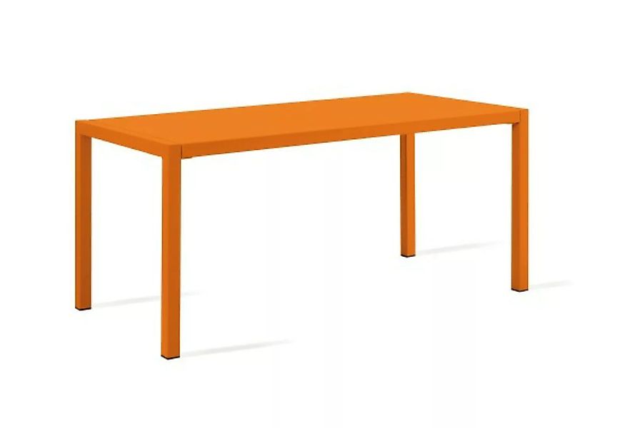 Tisch Quatris 160x80x75 cm orange günstig online kaufen