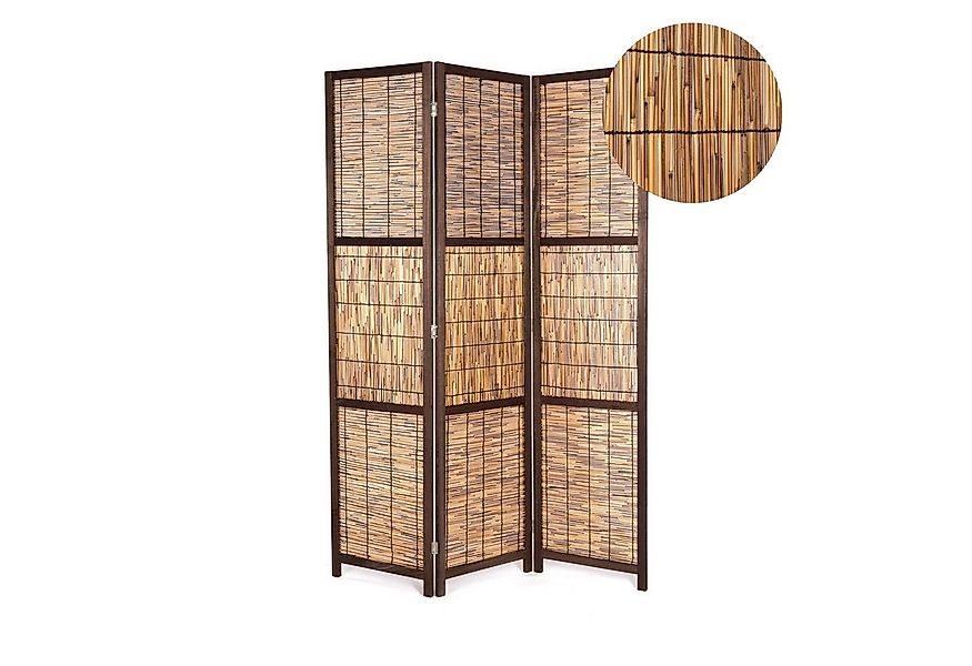 CREEDWOOD Paravent RAUMTEILER "CALA", Schilfrohr, 170x120 cm, Natur Paraven günstig online kaufen
