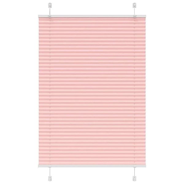 vidaXL Plissee Rosa 90x150 cm Stoffbreite 89,4 cm Polyester 4015447 günstig online kaufen