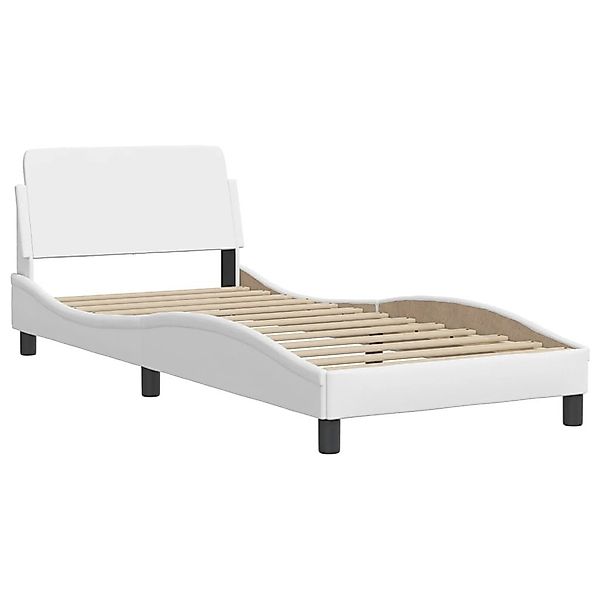 vidaXL Bett Bettgestell "Dover" Weiß 90x190 günstig online kaufen