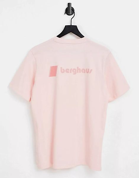 Berghaus – T-Shirt in Rosa mit Heritage-Logo günstig online kaufen