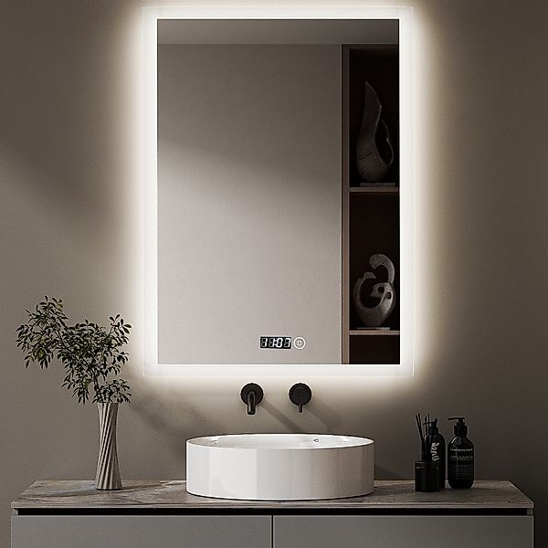 WDWRITTI Wandspiegel Led Badspiegel 50x70 mit günstig online kaufen