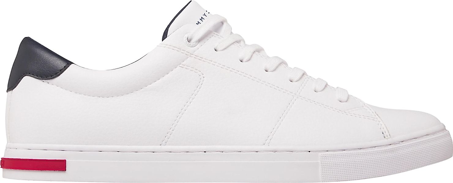 Tommy Hilfiger Sneaker "ESSENTIAL LEATHER DETAIL VUL", mit Kontrastbesatz, günstig online kaufen