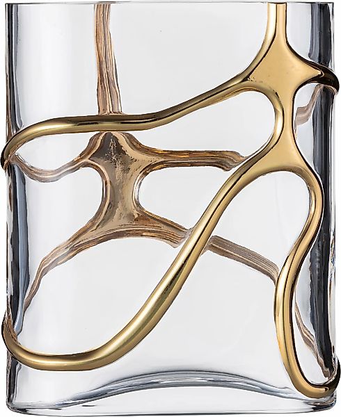 Eisch Germany Dekovase "Stargate", handveredelt mit Echtgoldbeschichtung günstig online kaufen