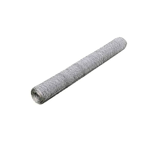 vidaXL Gartenzaun Maschendraht Verzinkter Stahl 25×0,5 günstig online kaufen