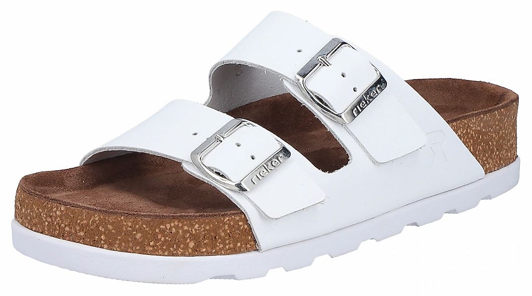 Rieker Pantolette Hausschuh, Sommerschuh, Strandschuh, Zweischnaller mit So günstig online kaufen