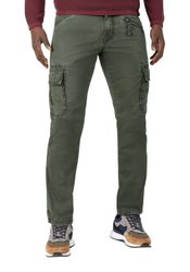 Timezone Herren Cargo Hose REGULAR BENTZ - Regular Fit - Beige Blau Grau Gr günstig online kaufen