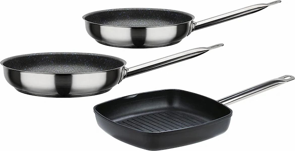 GSW Pfannen-Set »Le Chef PROFI« Aluminiumguss Set, Bratpfanne Ø 24 cm, 2 l, günstig online kaufen
