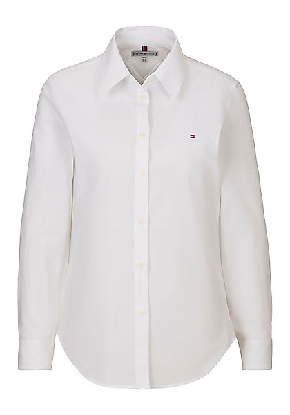 Tommy Hilfiger Hemdbluse "STRETCH REGULAR LS SHIRT", mit gesticktem Tommy H günstig online kaufen