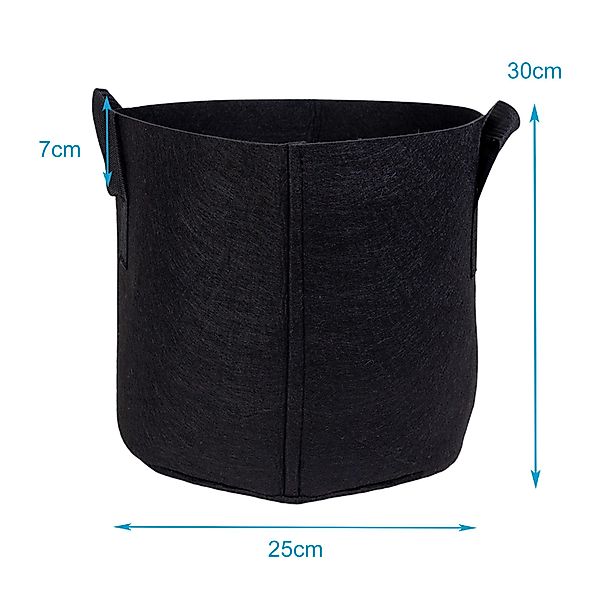 Intirilife Pflanzkübel (10x Vlies Pflanzsack in günstig online kaufen