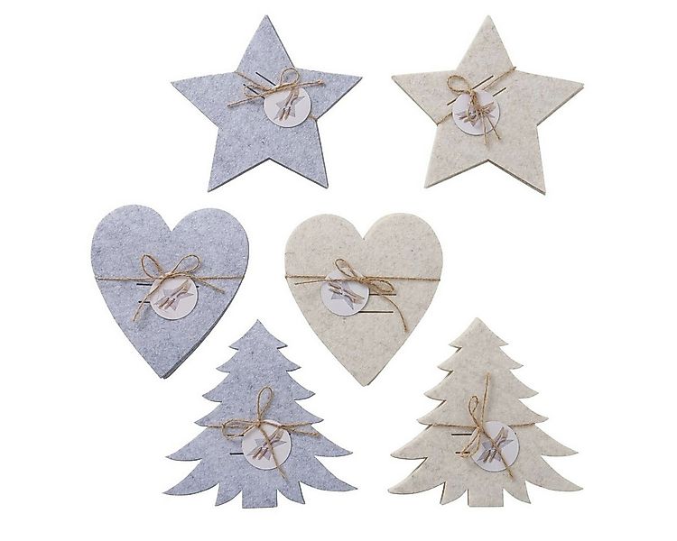 BOLTZE Besteckhalter Frona Bestecktasche beige/hellgrau 21cm sortiert 4tlg günstig online kaufen