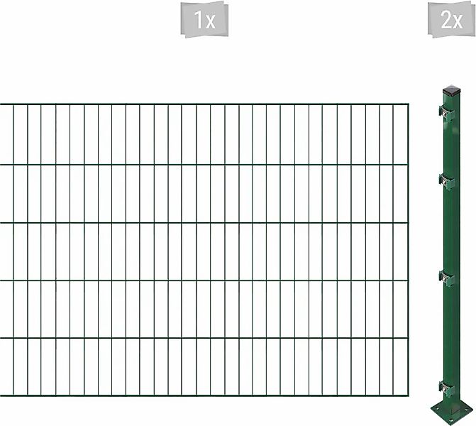 Arvotec Einstabmattenzaun "ESSENTIAL 100 zum Einbetonieren" Zaunhöhe 100 cm günstig online kaufen