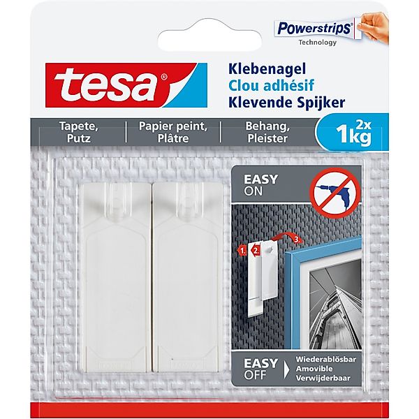 tesa Klebehaken tesa 77773 Klebenagel Weiß günstig online kaufen