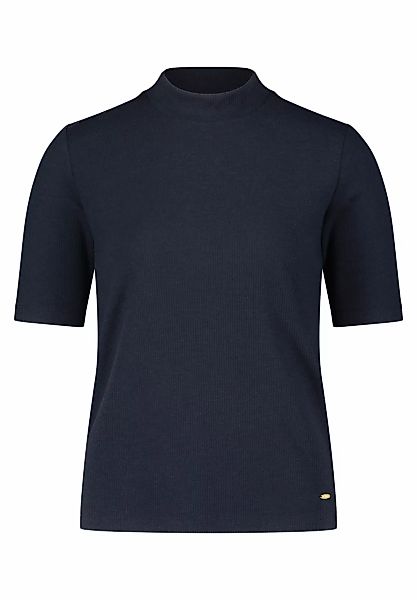 Betty&Co Kurzarmshirt "Betty & Co Damen Strukturshirt mit Stehkragen", (1 t günstig online kaufen