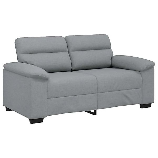vidaXL 2-Sitzer-Sofa Hellgrau 120 cm Stoff 4105297 günstig online kaufen