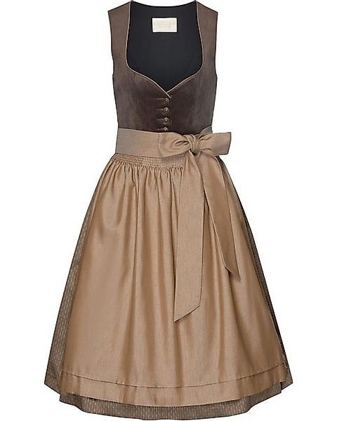 KRÜGER COLLECTION Dirndl Samt-Dirndl günstig online kaufen