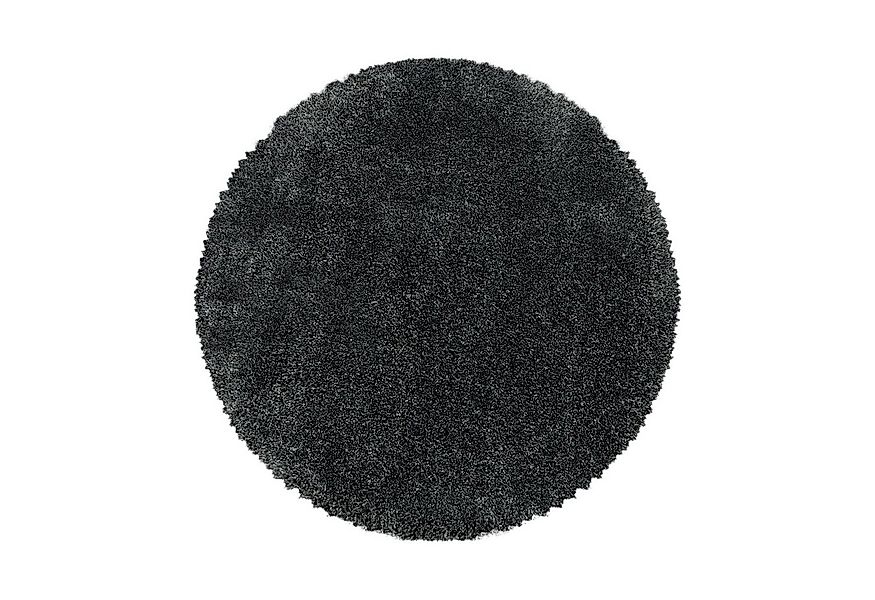 Carpettex Hochflor-Teppich Unicolor - Einfarbig, Rund, Höhe: 30 mm, Teppich günstig online kaufen