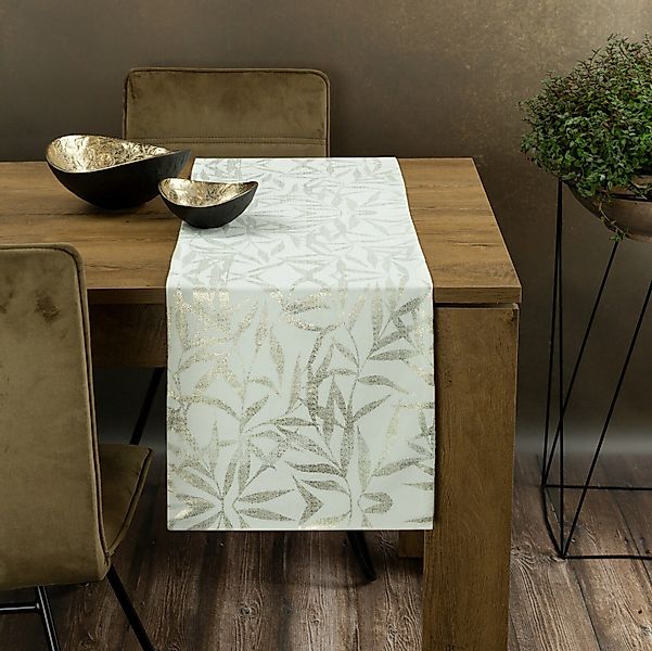 Eurofirany Tischdecke BLINK, Tischläufer, Samt, Velvet, günstig online kaufen