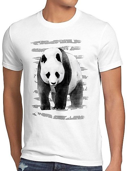 style3 T-Shirt Panda dschungel asien sommer günstig online kaufen