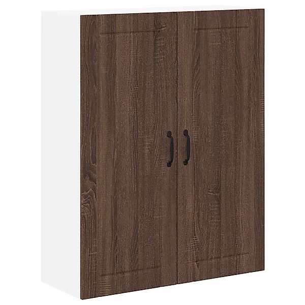 vidaXL Küchenwandschrank mit Regal Braun Eichen-Optik 80 x 31 x 100 cm 8851 günstig online kaufen