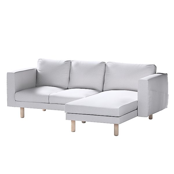 Bezug für Norsborg 3-Sitzer Sofa mit Recamiere, hellgrau, Norsborg Bezug fü günstig online kaufen