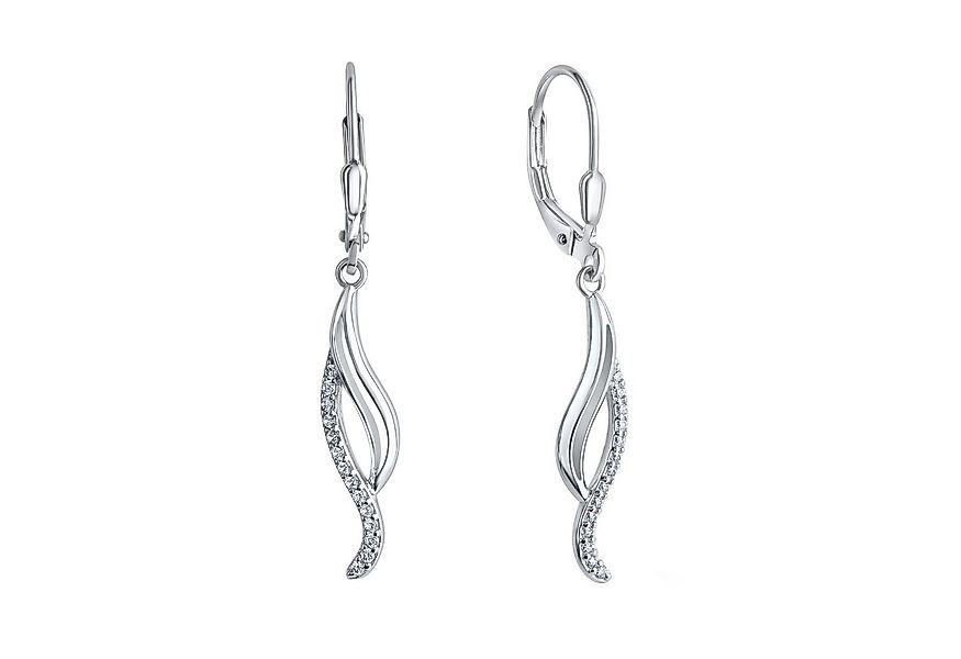 Vivance Paar Ohrhänger 925-Sterling Silber rhodiniert Zirkonia günstig online kaufen