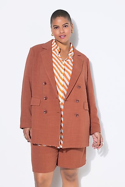 Studio Untold Blusenblazer Leinenmix-Blazer Loose Fit günstig online kaufen