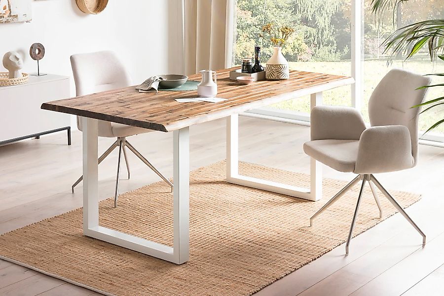 SalesFever Essgruppe "Designstarke Essgruppe", (Set, 5 tlg.), Tischplatte m günstig online kaufen