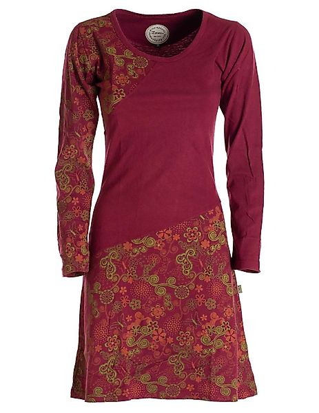Vishes Jerseykleid Asymmetrisches Langarm Jersey Kleid günstig online kaufen