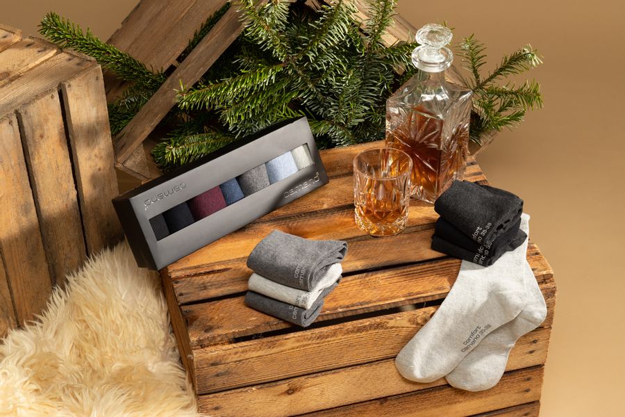 Camano Langsocken "comfort" 7 Paar tlg. in langer Form, mit Geschenkbox günstig online kaufen