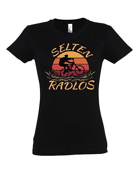 Youth Designz Print-Shirt "Selten Radlos" Damen T-Shirt mit Lustigen Gesche günstig online kaufen