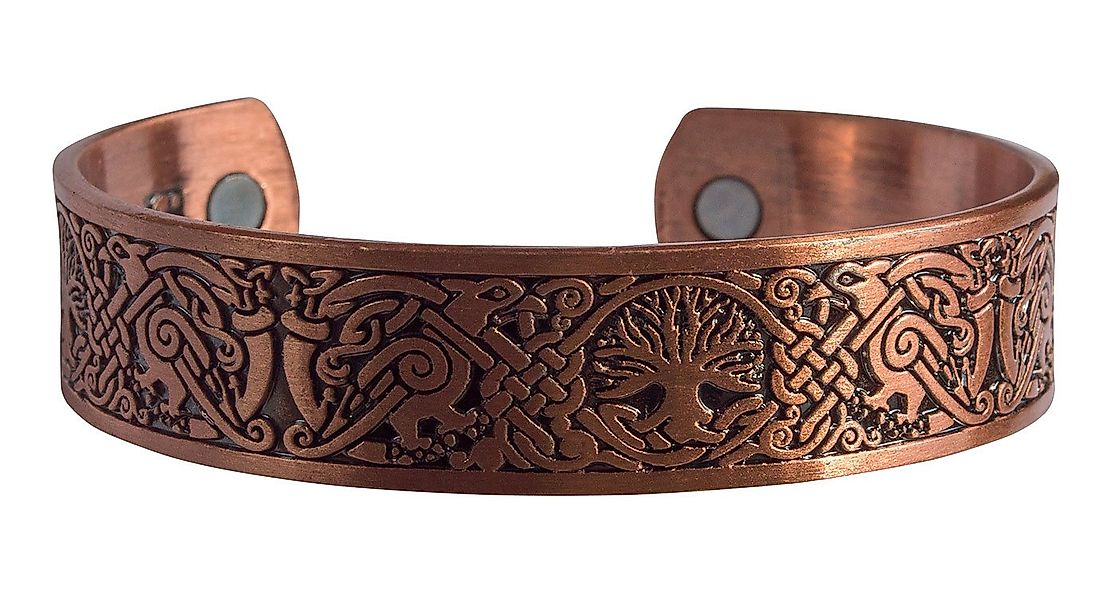 Saraswati Edelstahlarmband Magnet-Armband "Baum des Lebens" Edelstahl, anti günstig online kaufen