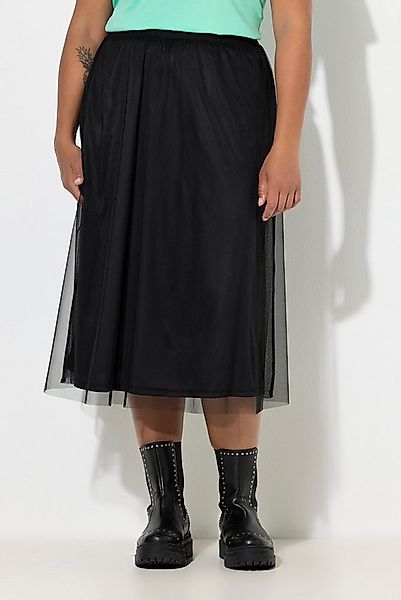 Angel of Style Jerseyrock Mesh-Midirock Straight Shape Elastikbund günstig online kaufen