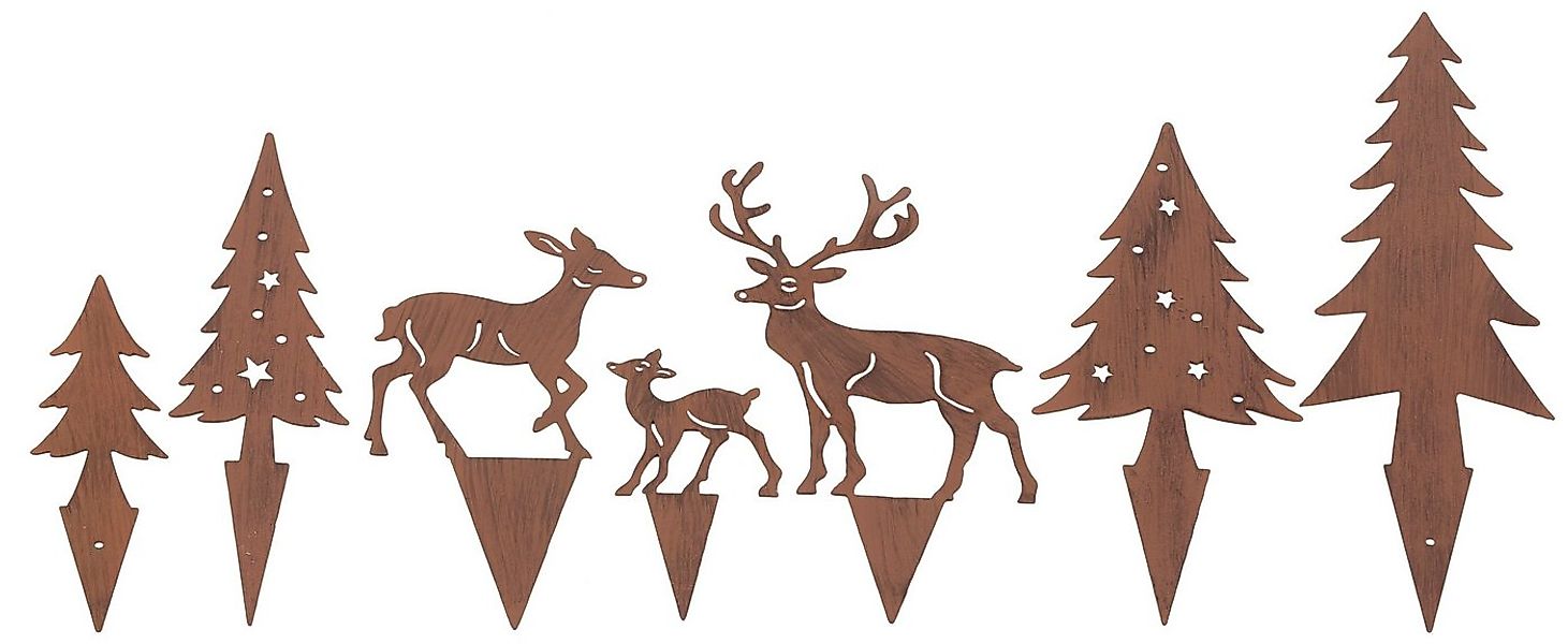 Dreams Weihnachtsfigur Waldszene, Weihnachtsdeko aussen (Set, 7 St), Garten günstig online kaufen