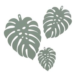 UNUS HOME Wanddekoobjekt Monstera Blätter aus günstig online kaufen