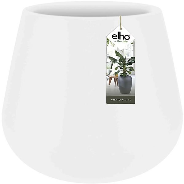 Elho Blumentopf Pure Cone Ø 43 cm Weiß günstig online kaufen