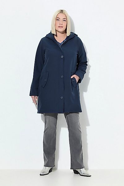Ulla Popken Wintermantel HYPRAR Softshell-Mantel wasserabweisend Kapuze günstig online kaufen