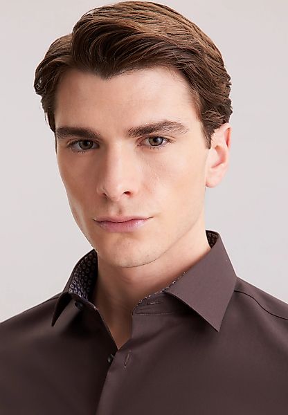 seidensticker Businesshemd "Schwarze Rose" Slim 1/1 Kentkragen Uni günstig online kaufen