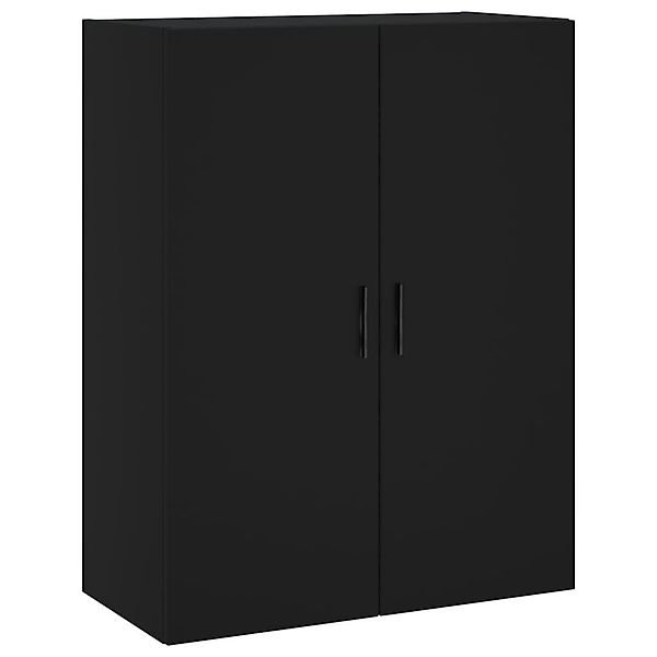 vidaXL Hängeschrank Wandschrank Schwarz 69,5x34x90 cm günstig online kaufen