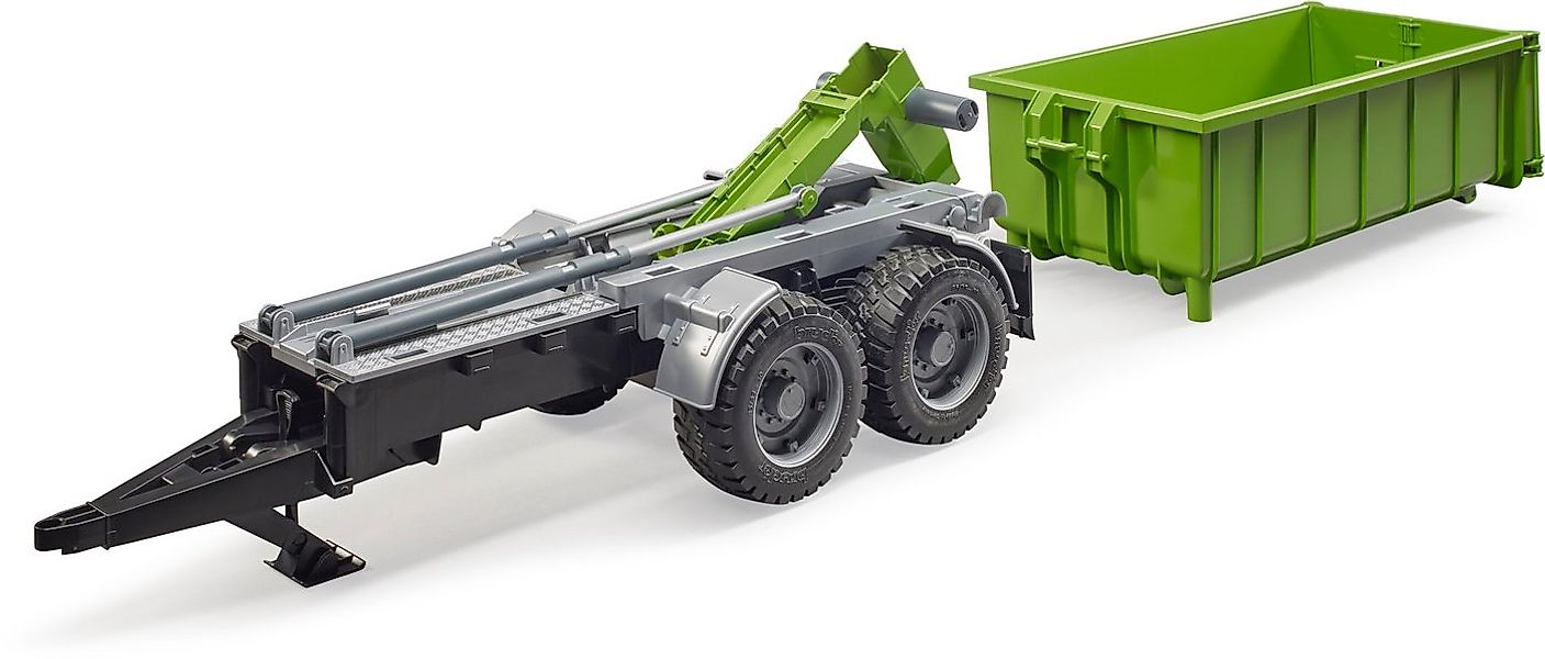 Bruder® Spielzeug-Traktor Spielfahrzeug Anhänger Hakenlift-Anhänger Traktor günstig online kaufen