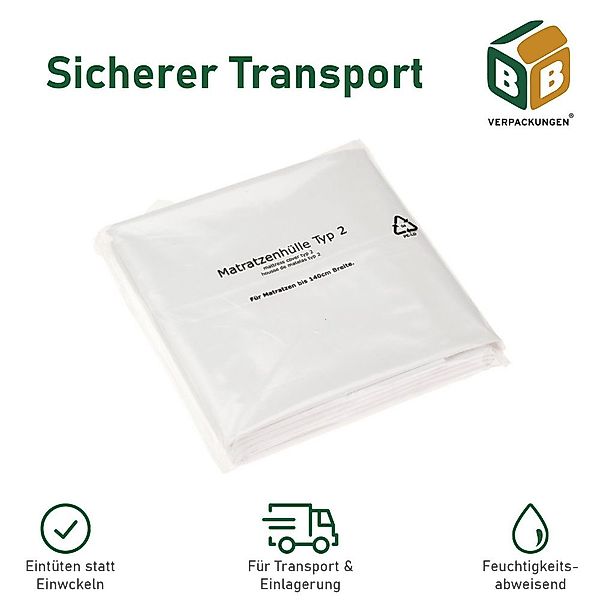 Matratzenschutzbezug Matratzenhülle Typ 2 BB-Verpackungen, 1700 günstig online kaufen